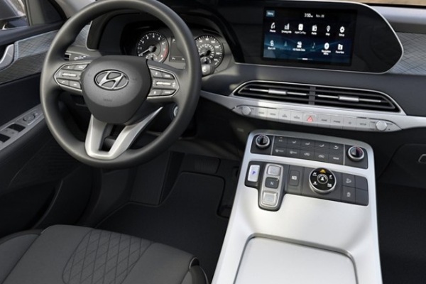 Black Interior in 2021 Hyundai Palisade