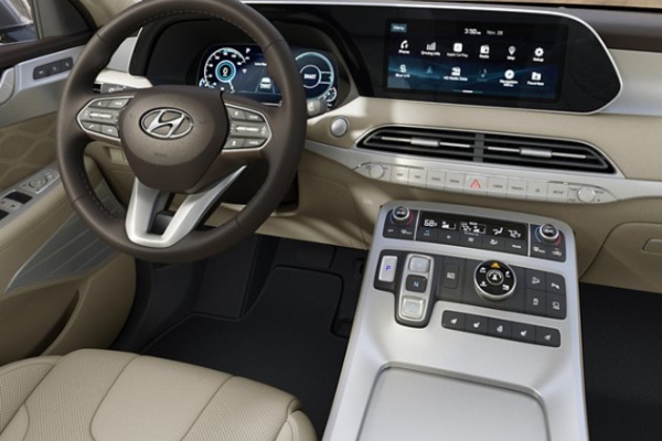 Dark Brown Nappa Leather in 2021 Hyundai Palisade
