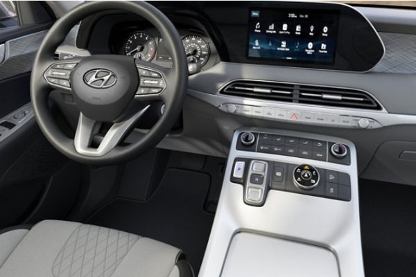 Gray Interior in 2021 Hyundai Palisade