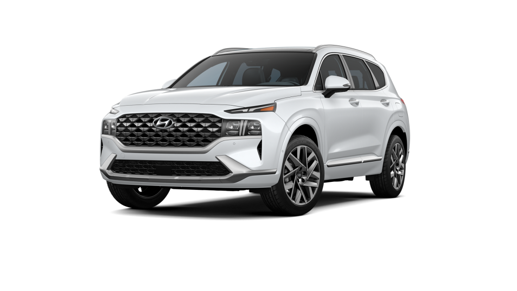2021 Hyundai Santa Fe in Quartz White