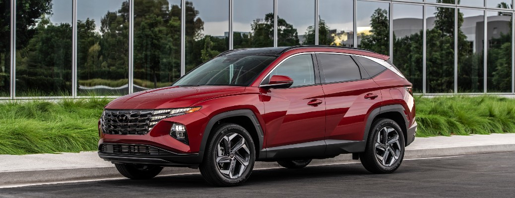 Red 2022 Hyundai Tucson