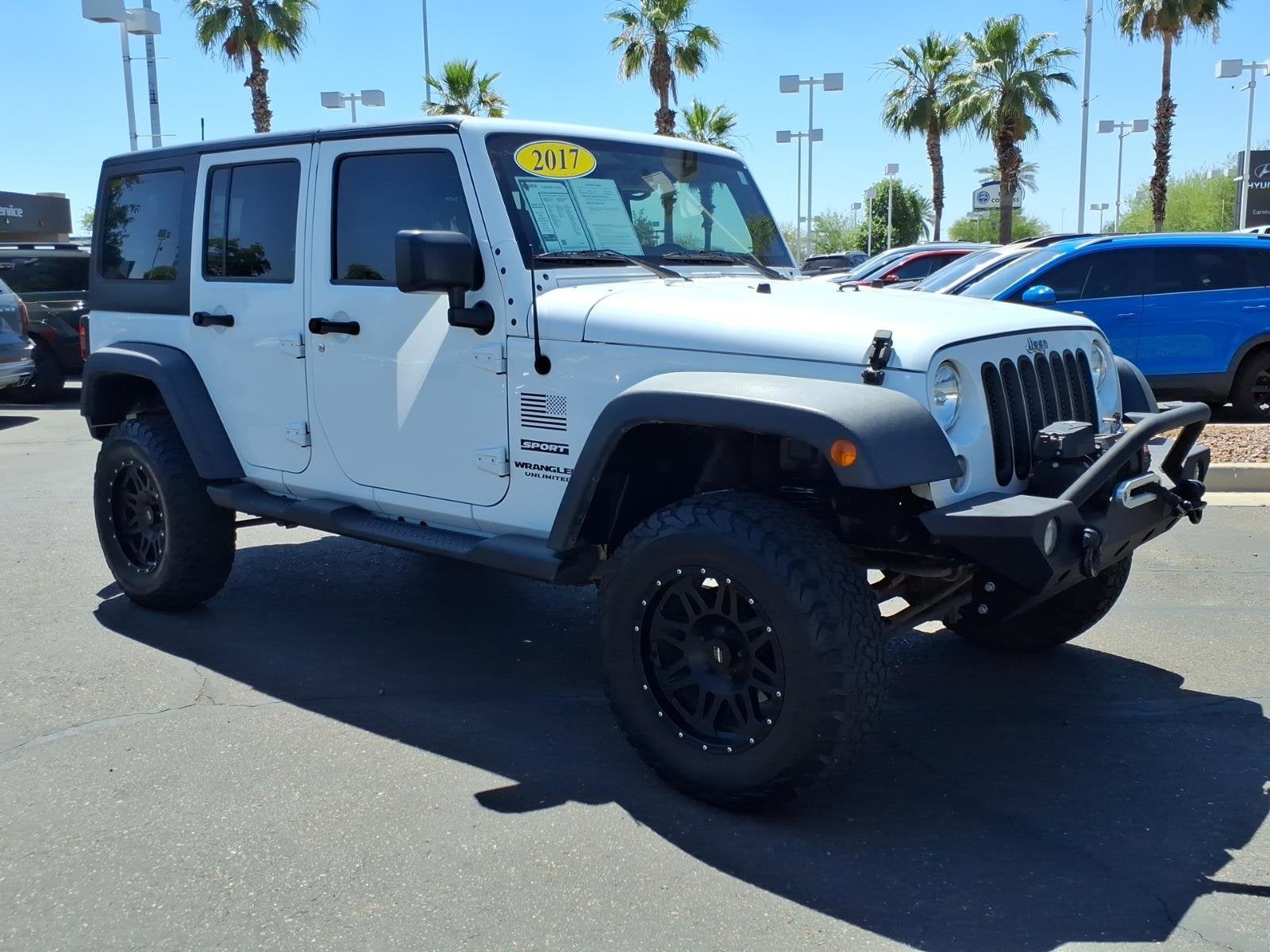 2017 Jeep Wrangler Unlimited Sport***BIG WHEELS AND TIRES!!