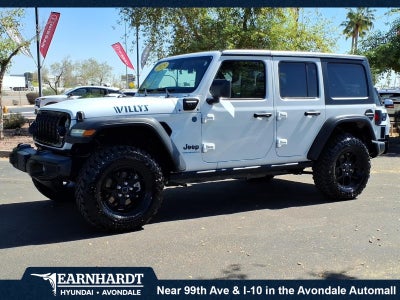 2025 Jeep Wrangler 4xe Willys**CHARGER INCLUDED CHEAP GAS!!!