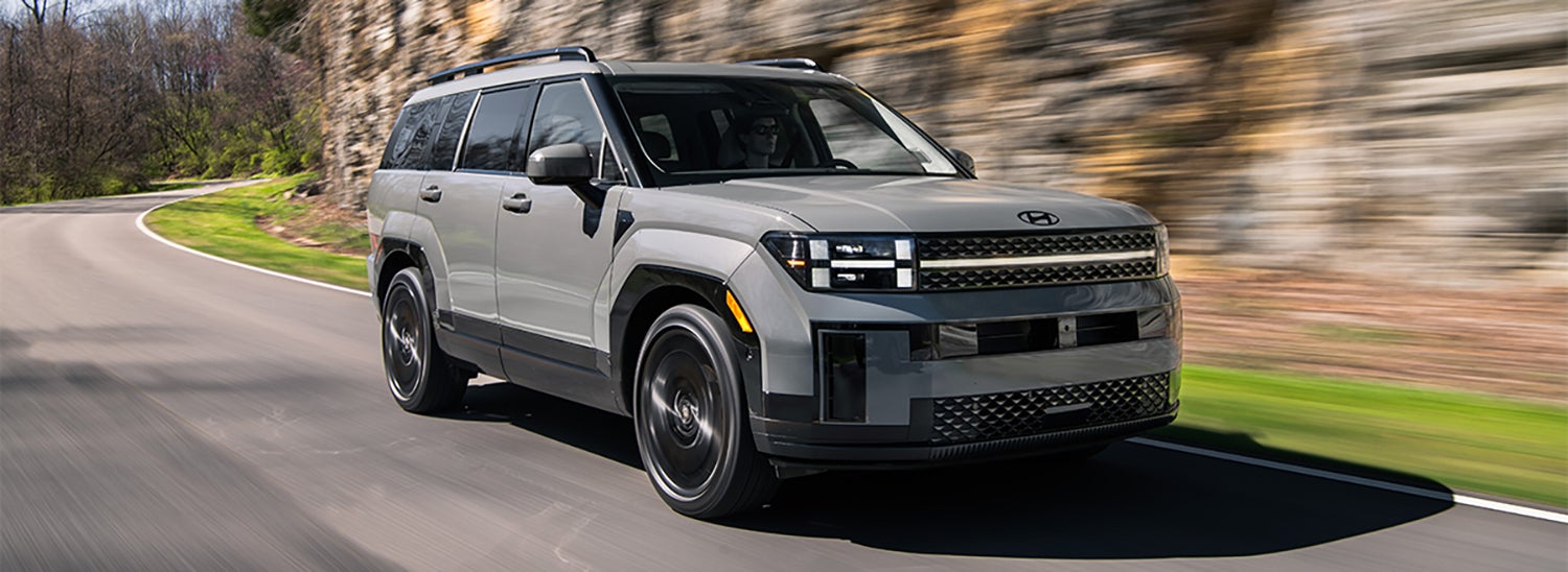 2024 Hyundai Santa Fe SUV: A stylish and modern SUV with a bold, boxy design built for adventure. 