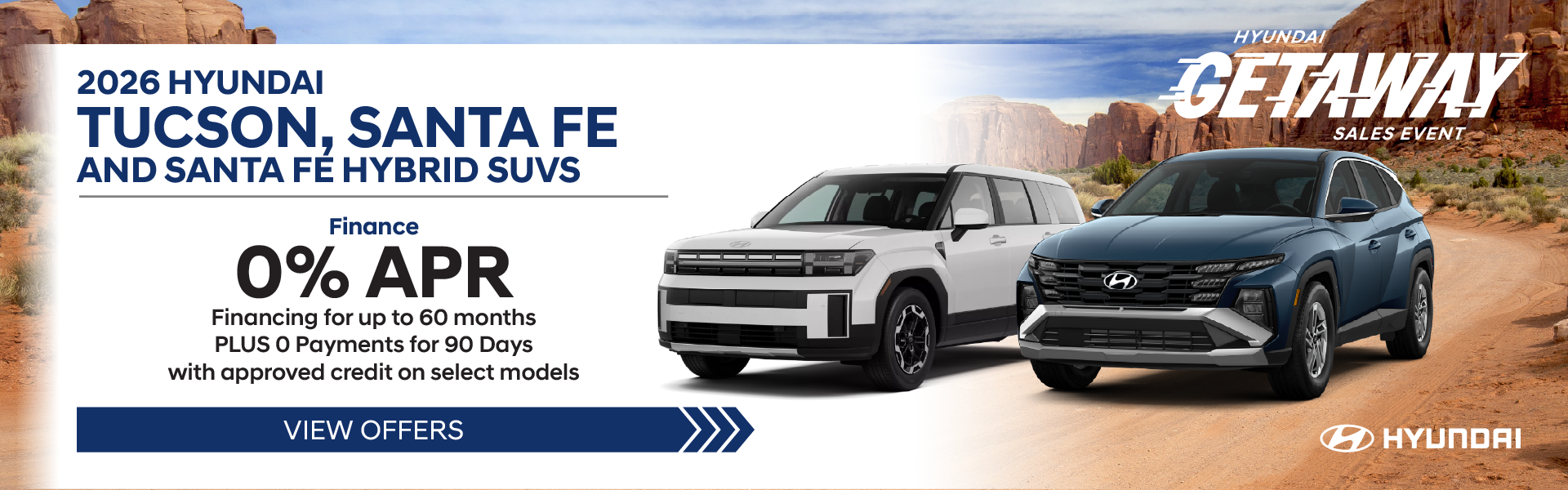 2026 Hyundai Tucson, Santa Fe and Santa Fe Hybrid SUVs