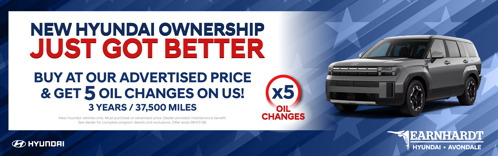 5 OIL CHANGES