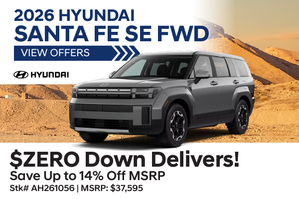 2026 Hyundai Santa Fe SE FWD
