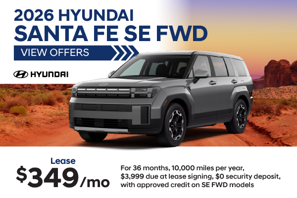 2026 Hyundai Santa Fe SE FWD