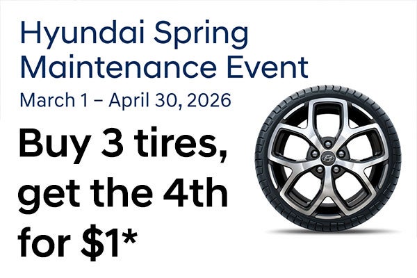 Buy 3 tires, get the 4th for $1