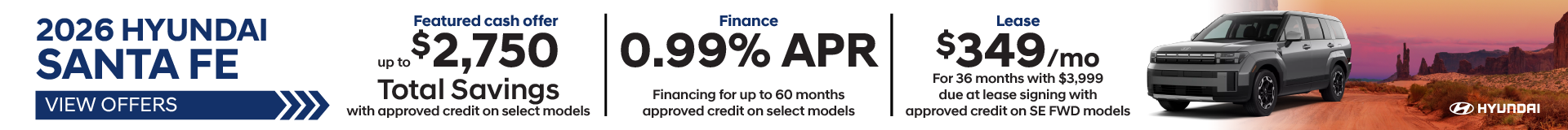 2026 Hyundai Santa Fe